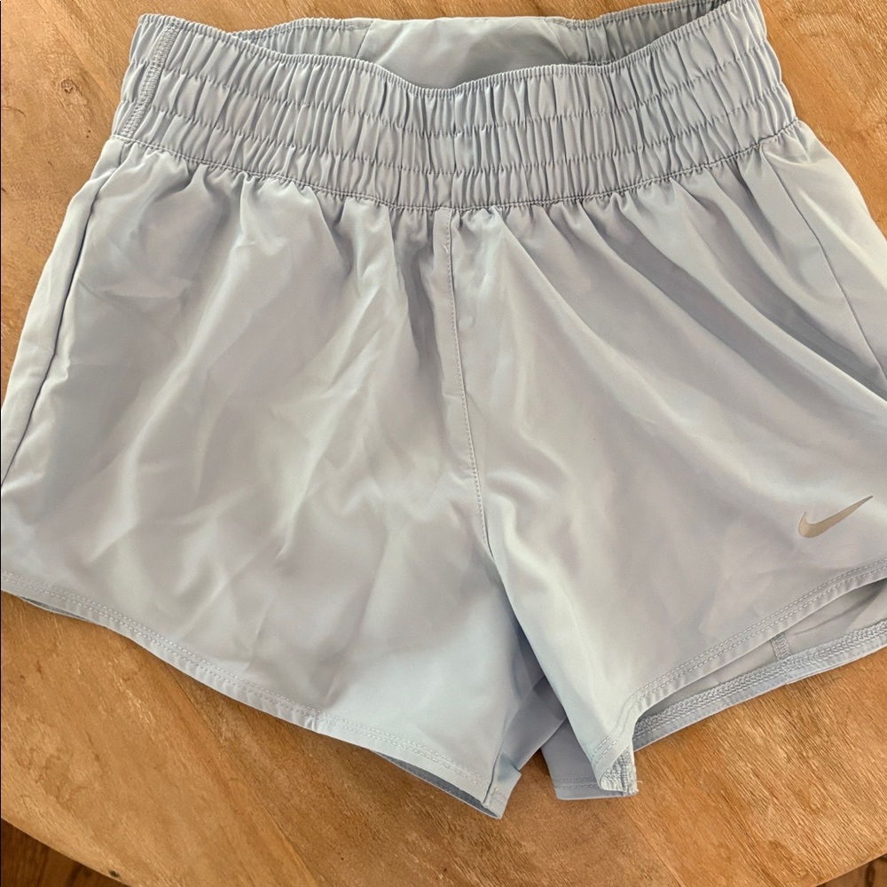 Nike light blue Workout Shorts